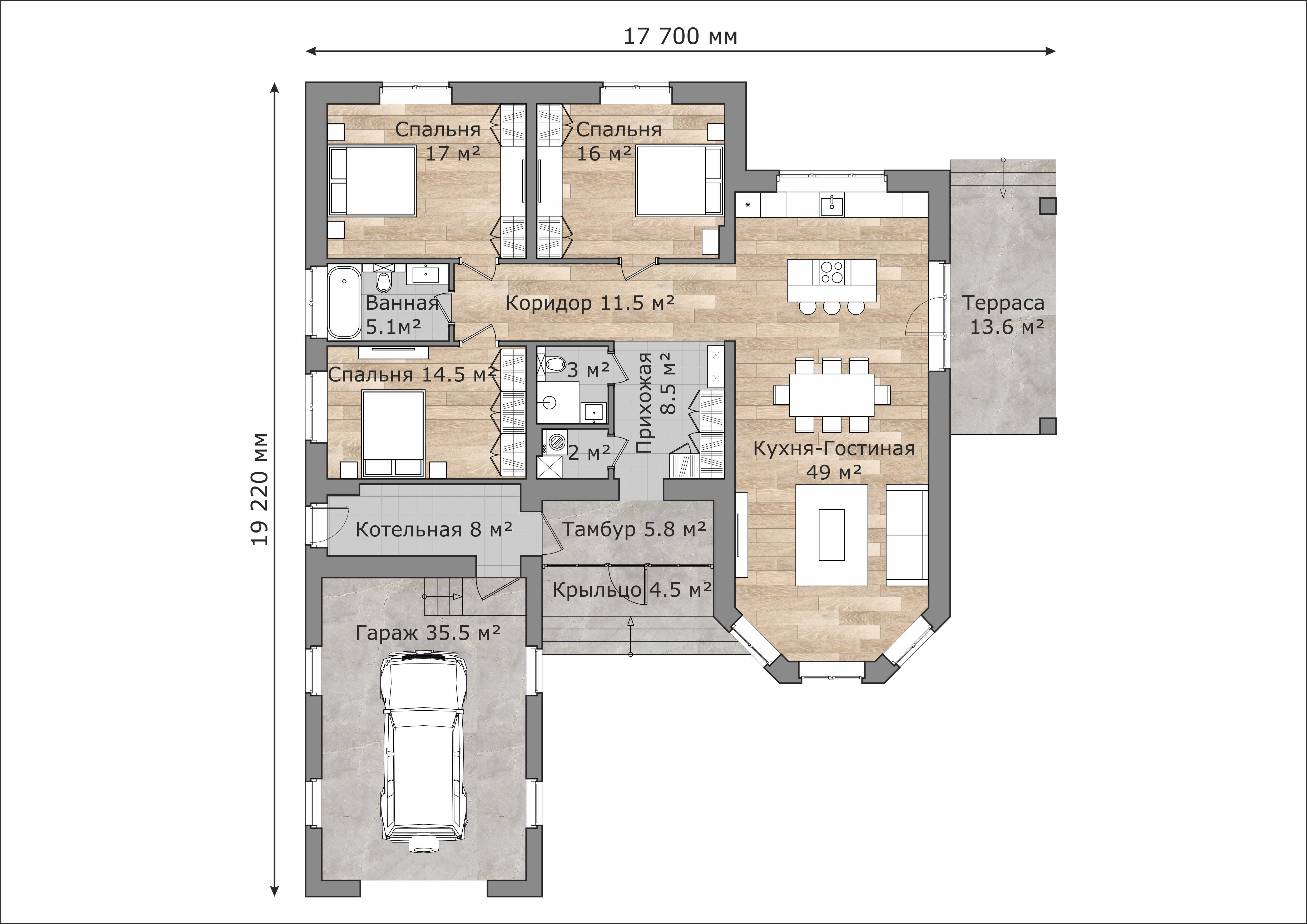 Планировка проекта Эстачи Планировка проекта Эстачи