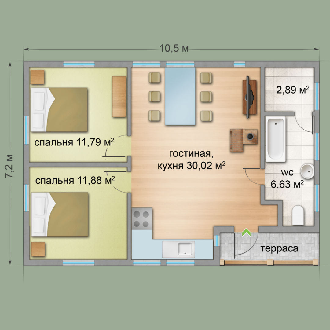 Планировка проекта Алаярви Планировка проекта Алаярви