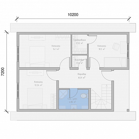 Планировка проекта К-7-123 Планировка проекта К-7-123