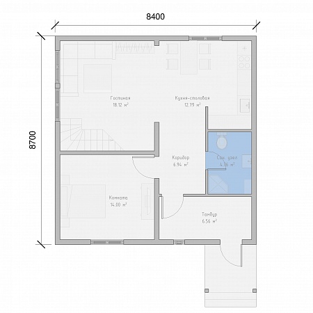 Планировка проекта  К-8-111