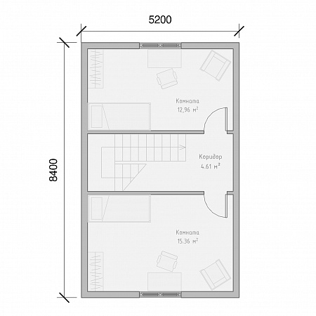 Планировка проекта К-3-93, изображение-2 Планировка проекта К-3-93, изображение-2