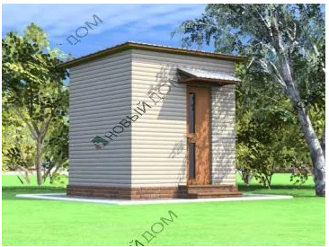 Проект Бытовка 5.7 кв.м