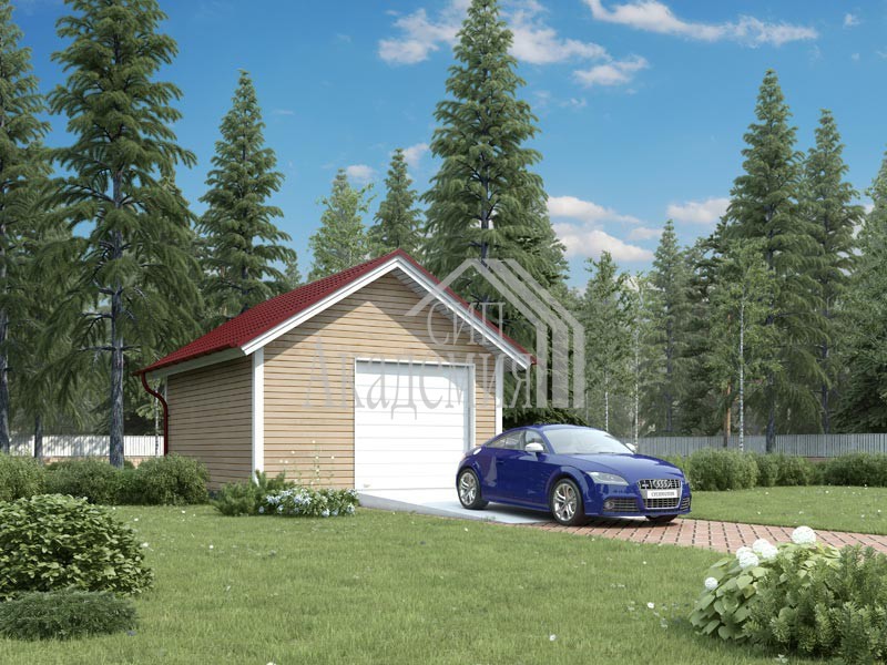 Проект Гараж 30м2 Проект Гараж 30м2