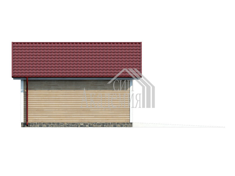 Проект Гараж 30м2, изображение-5 Проект Гараж 30м2, изображение-5