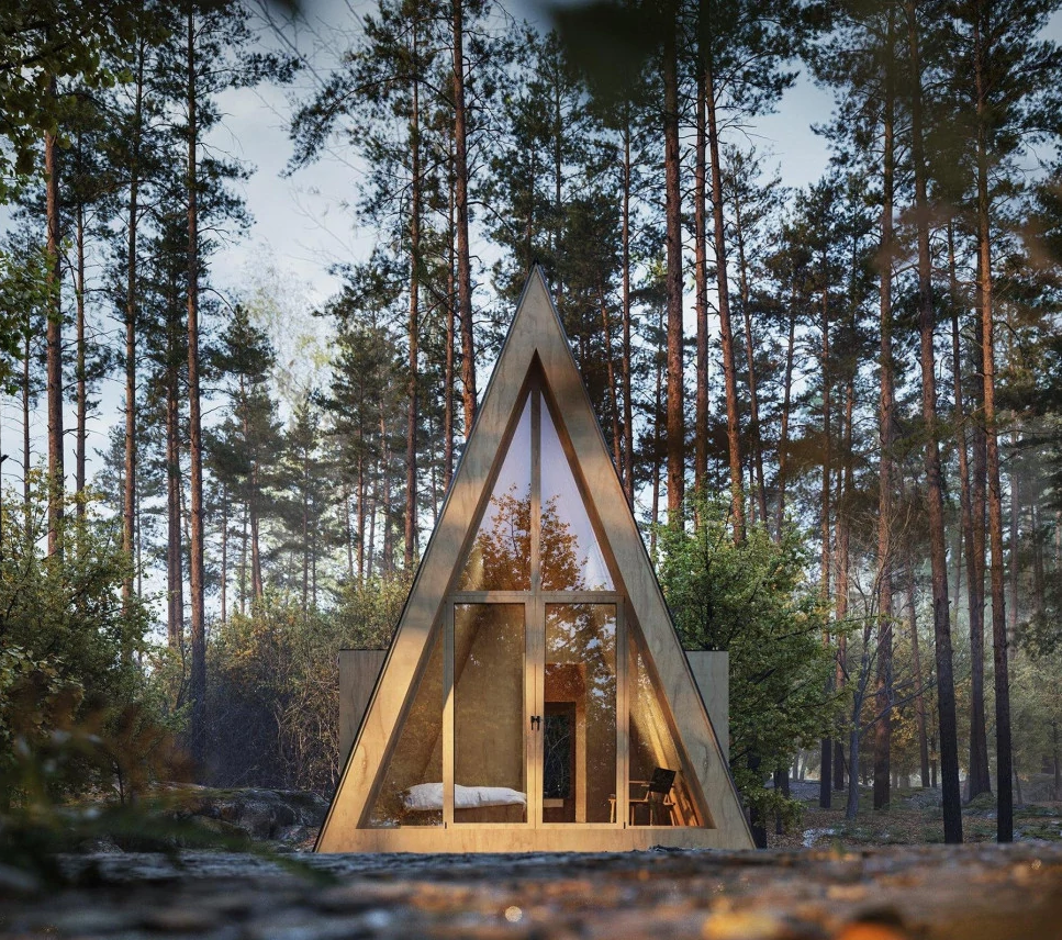 Проект Дачный дом A-фрейм, изображение-2