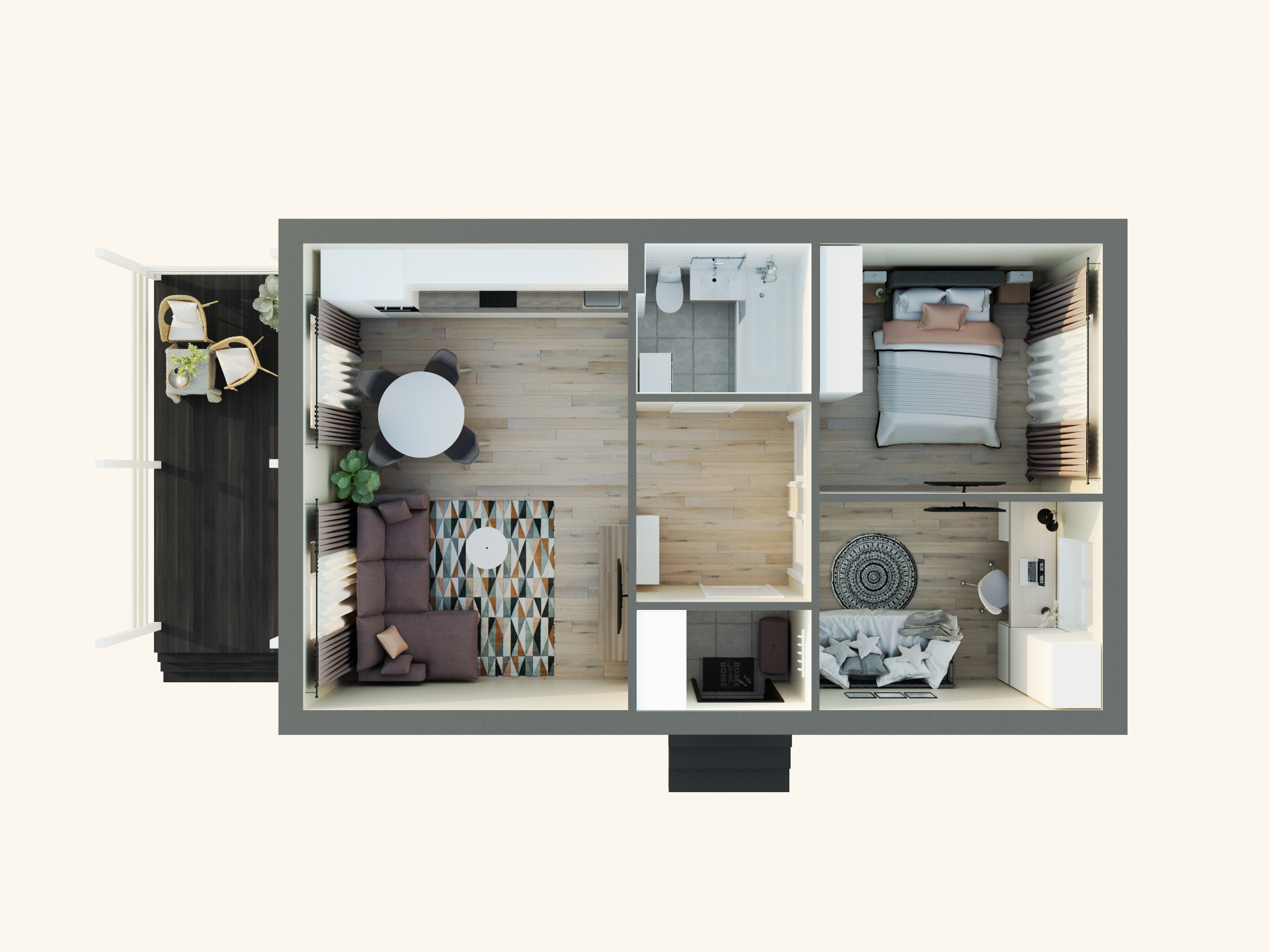 Планировка проекта S-52 Планировка проекта S-52