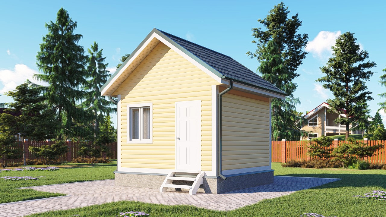 Проект Баня 4х4 Проект Баня 4х4