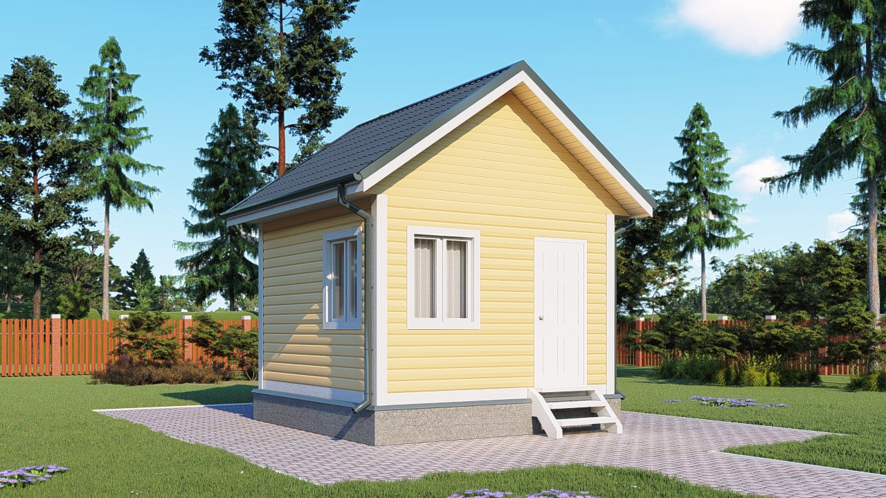 Проект Баня 4х4, изображение-2 Проект Баня 4х4, изображение-2