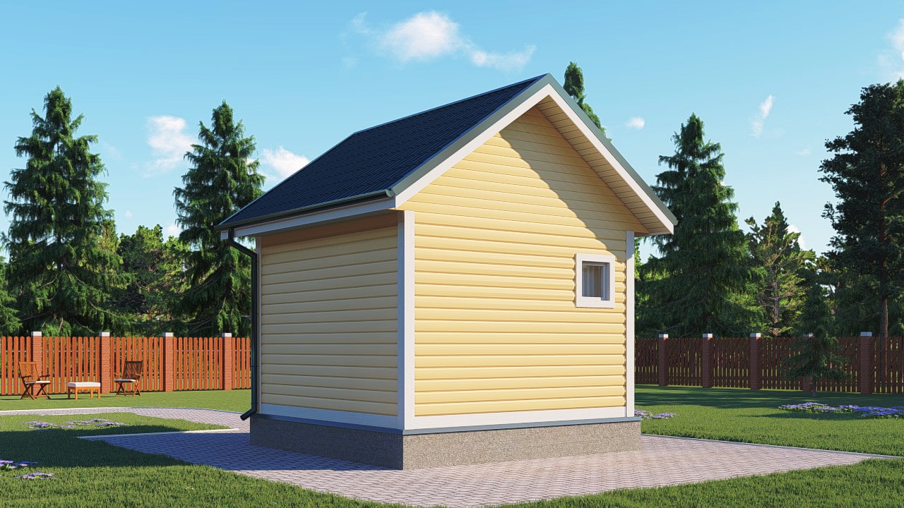 Проект Баня 4х4, изображение-4 Проект Баня 4х4, изображение-4