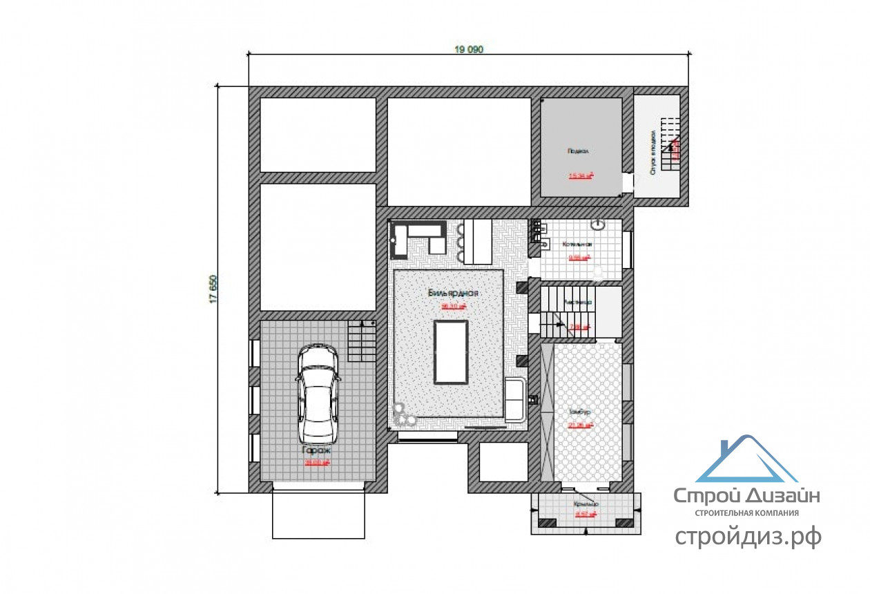 Планировка проекта Дом 06-54, изображение-3 Планировка проекта Дом 06-54, изображение-3