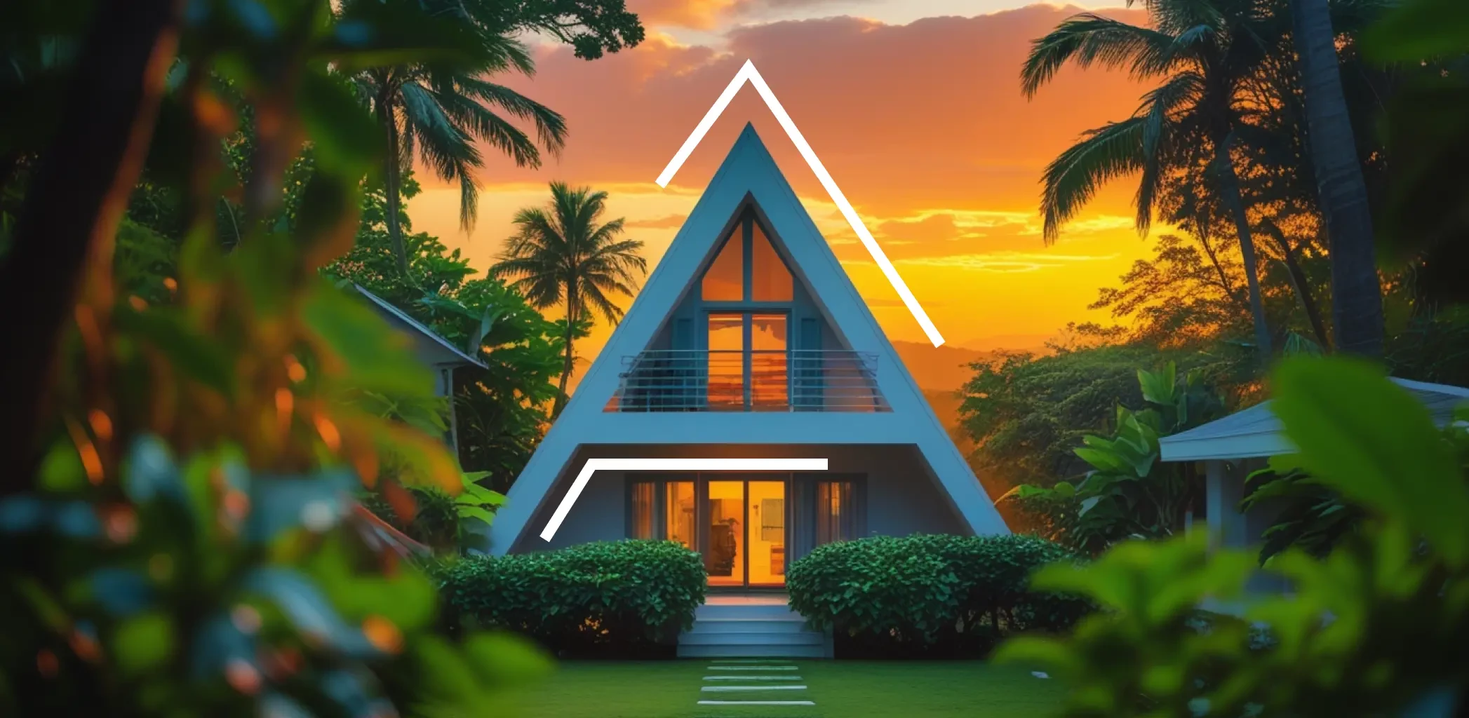 Что такое А-фрейм дом: треугольный дом для отдыха и проживания