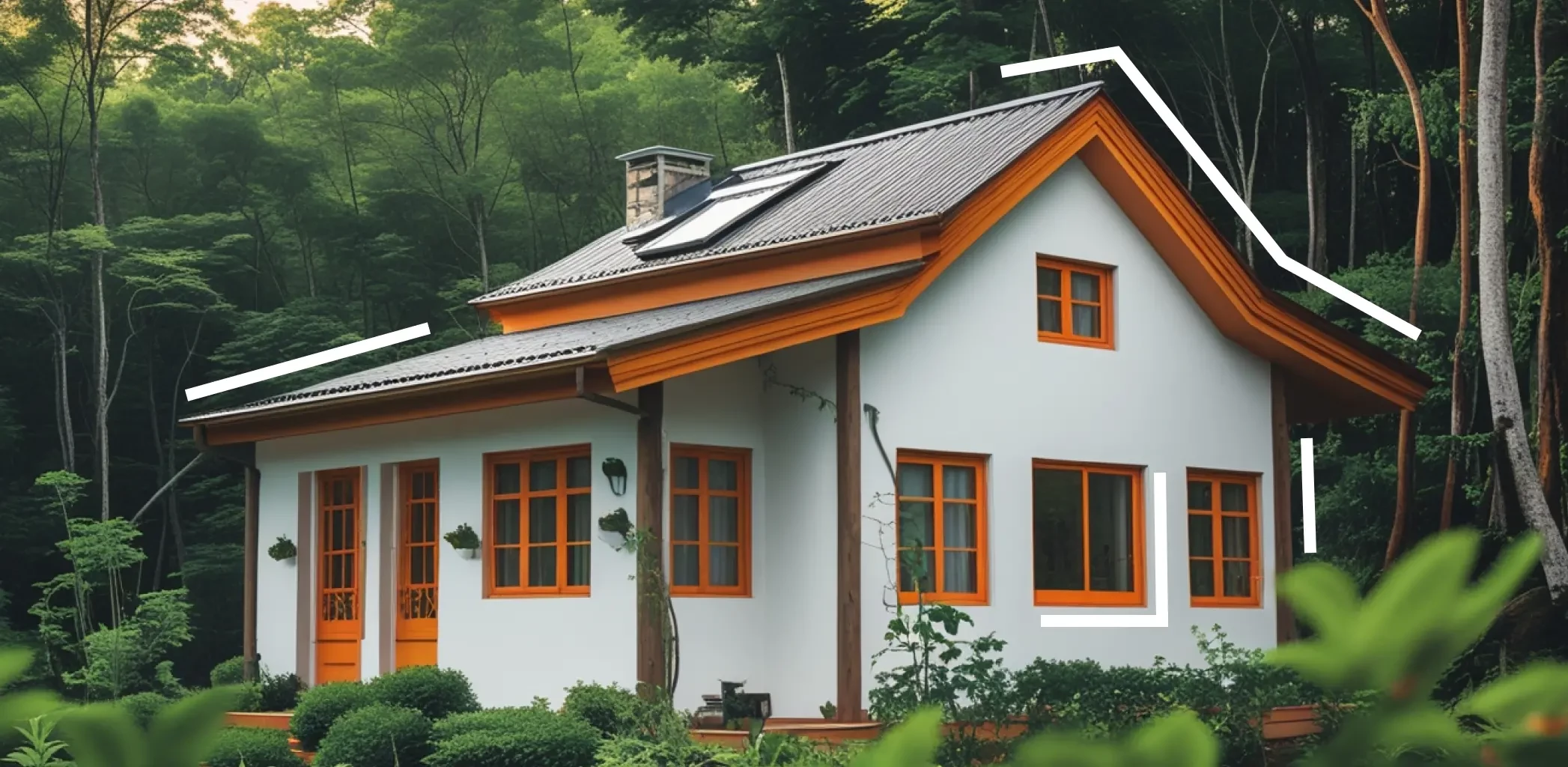 На каком расстоянии можно строить дом, баню и другие постройки, чтобы не пришлось сносить