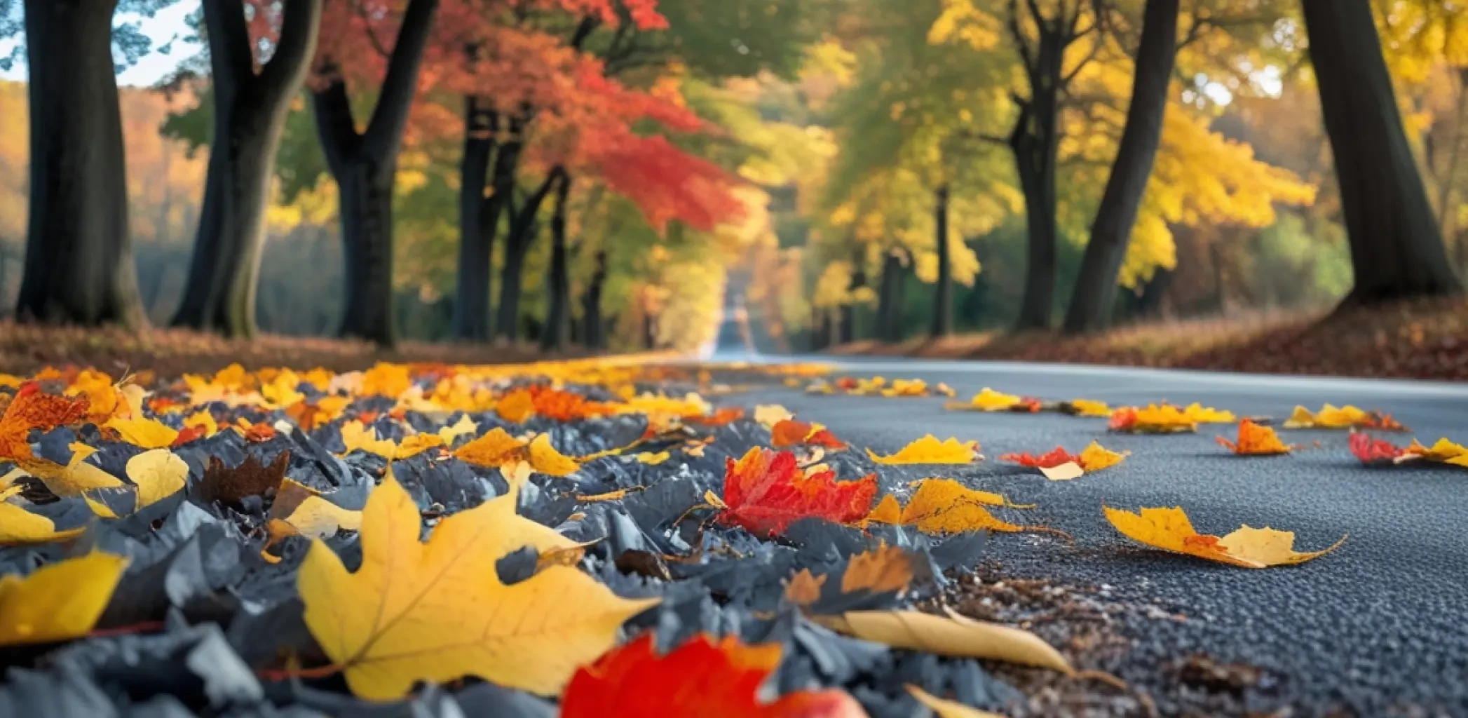 Что делать с опавшей листвой осенью на даче