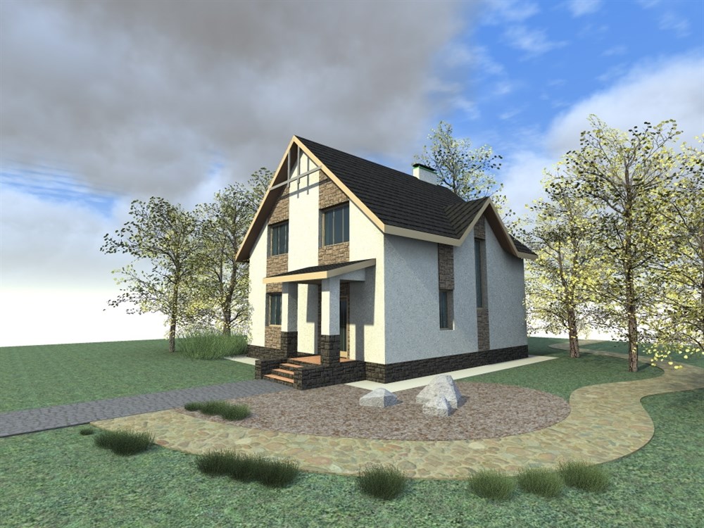 Проект Проект дома B-107, изображение-2 Проект Проект дома B-107, изображение-2