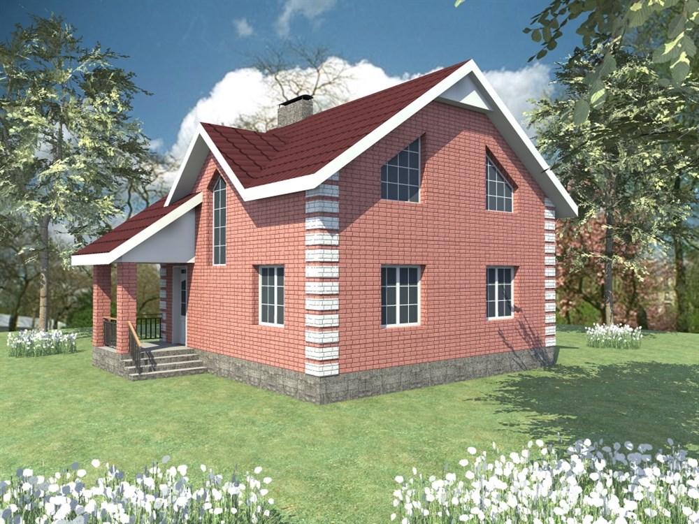 Проект Проект дома B-081, изображение-2 Проект Проект дома B-081, изображение-2