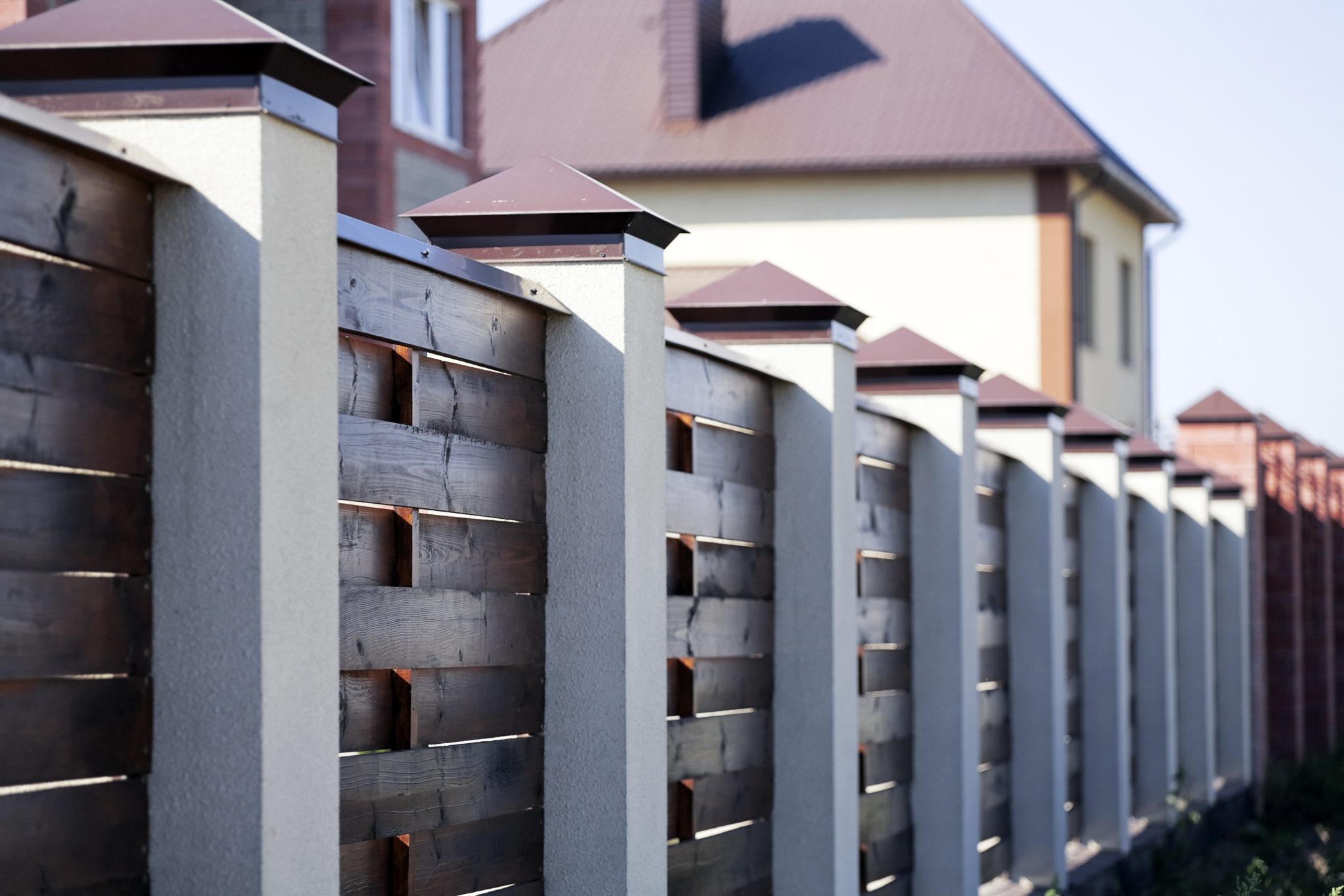 Деревянный забор