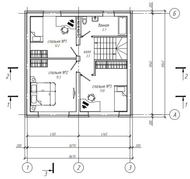 Планировка проекта Фасмер, изображение-2 Планировка проекта Фасмер, изображение-2