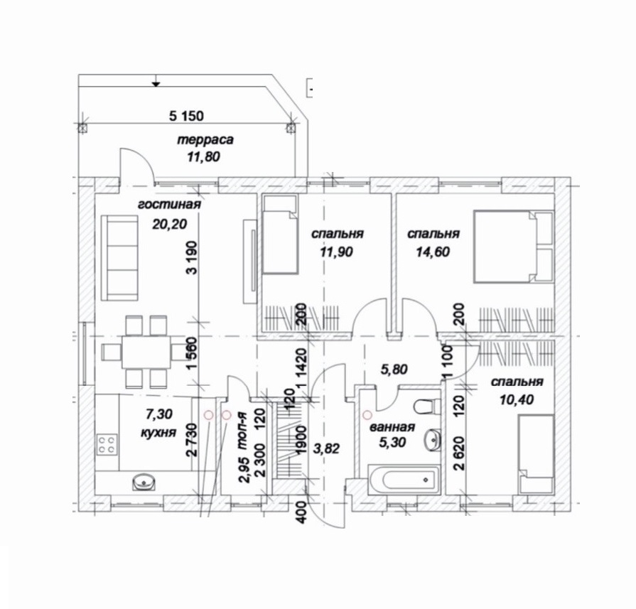 Планировка проекта Осло Планировка проекта Осло