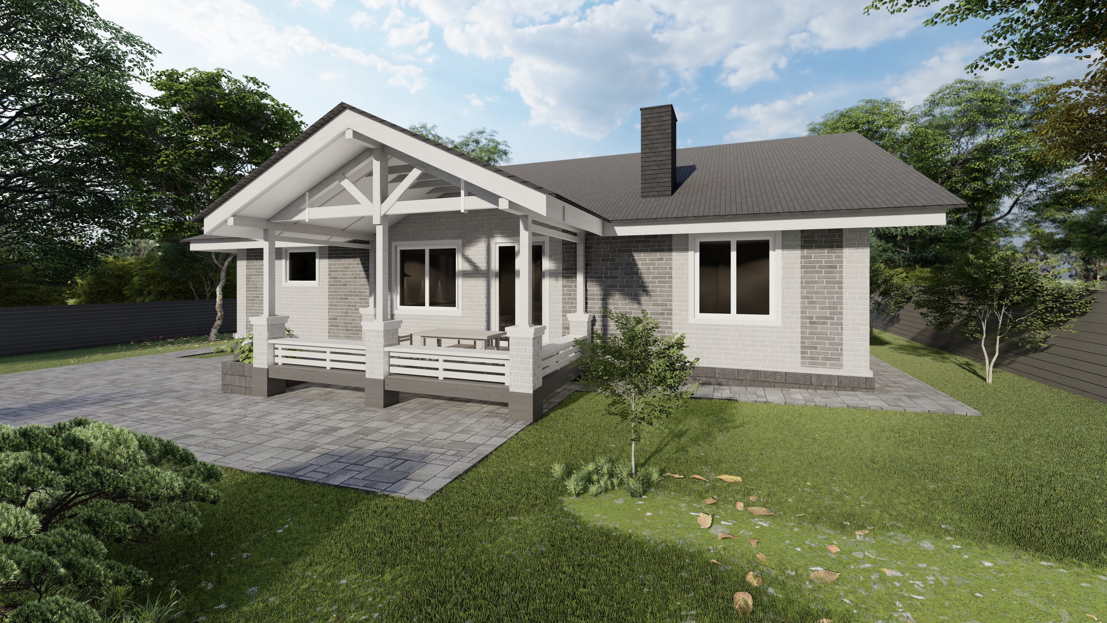 Проект Дом с гаражом 151 кв.м., изображение-2