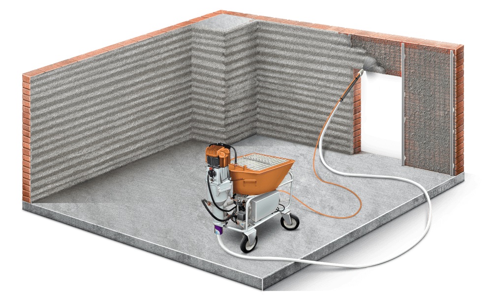 Штукатурка стен.