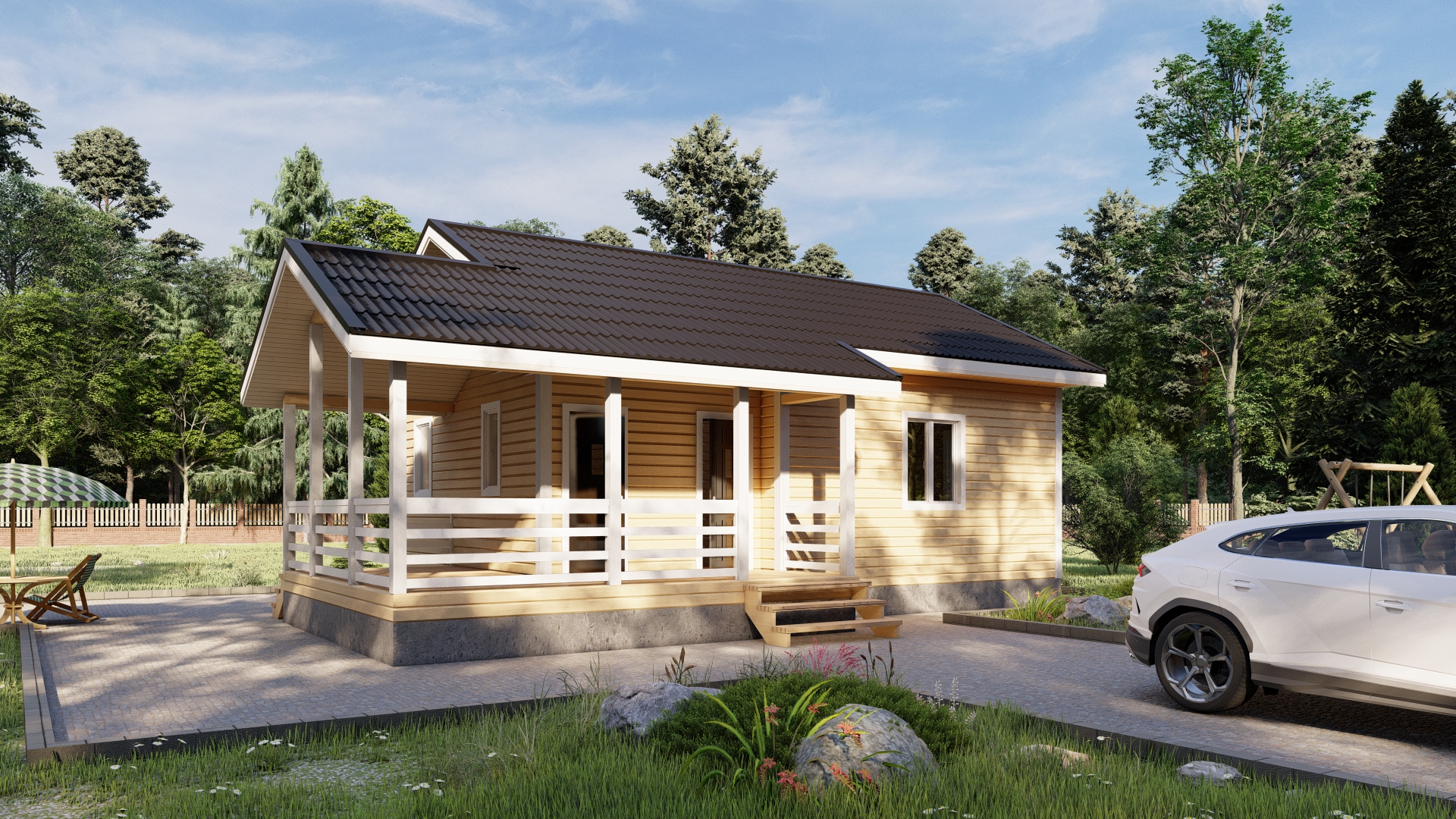 Возводим стены каркасных домов 