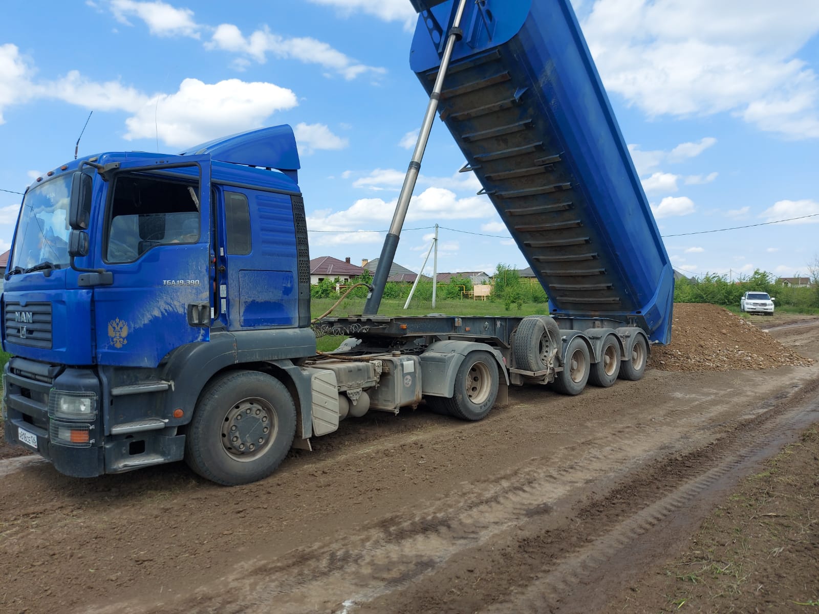 Грузоперевозка инертных материалов