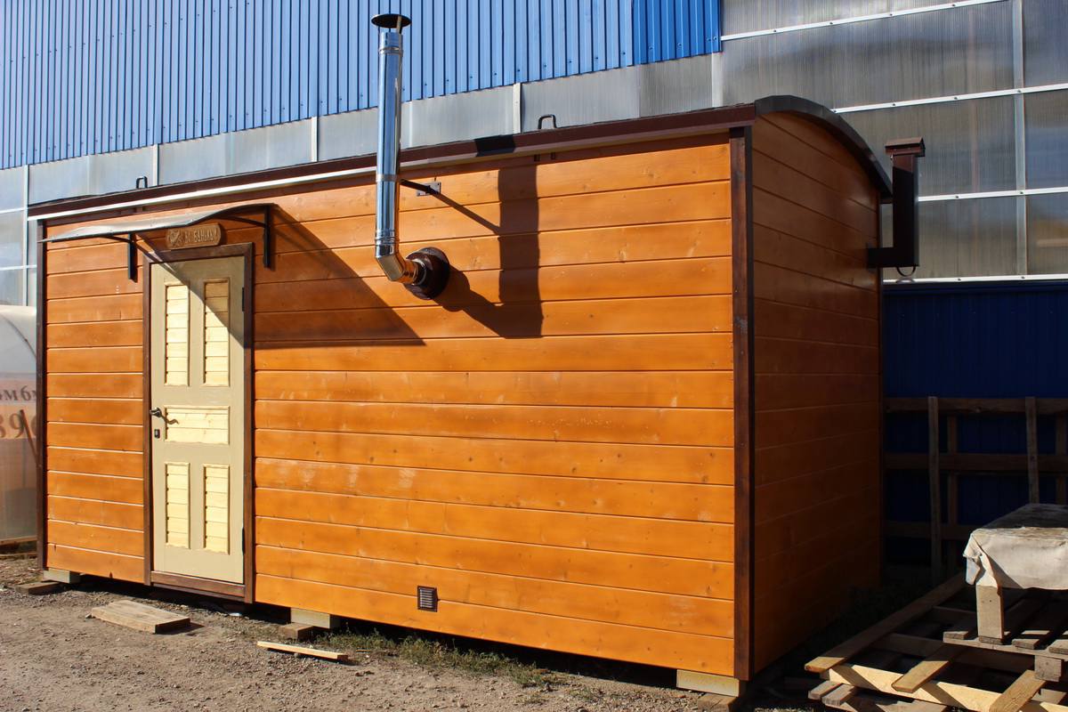 Модульные бани из профильной трубы.