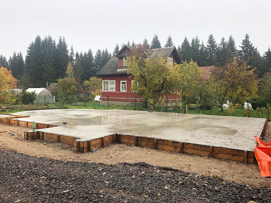 Фундамент - плита