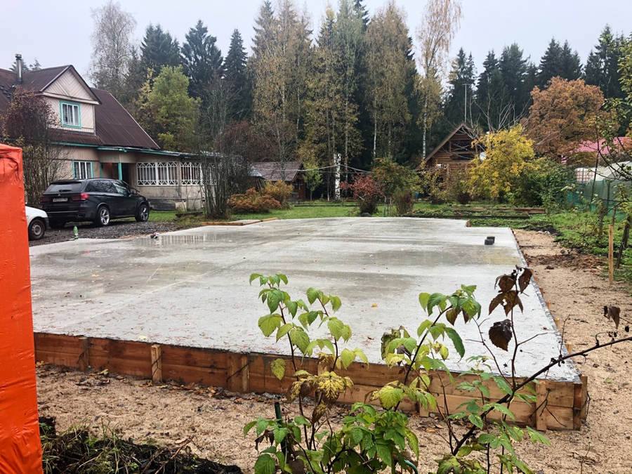 Фундамент - плита