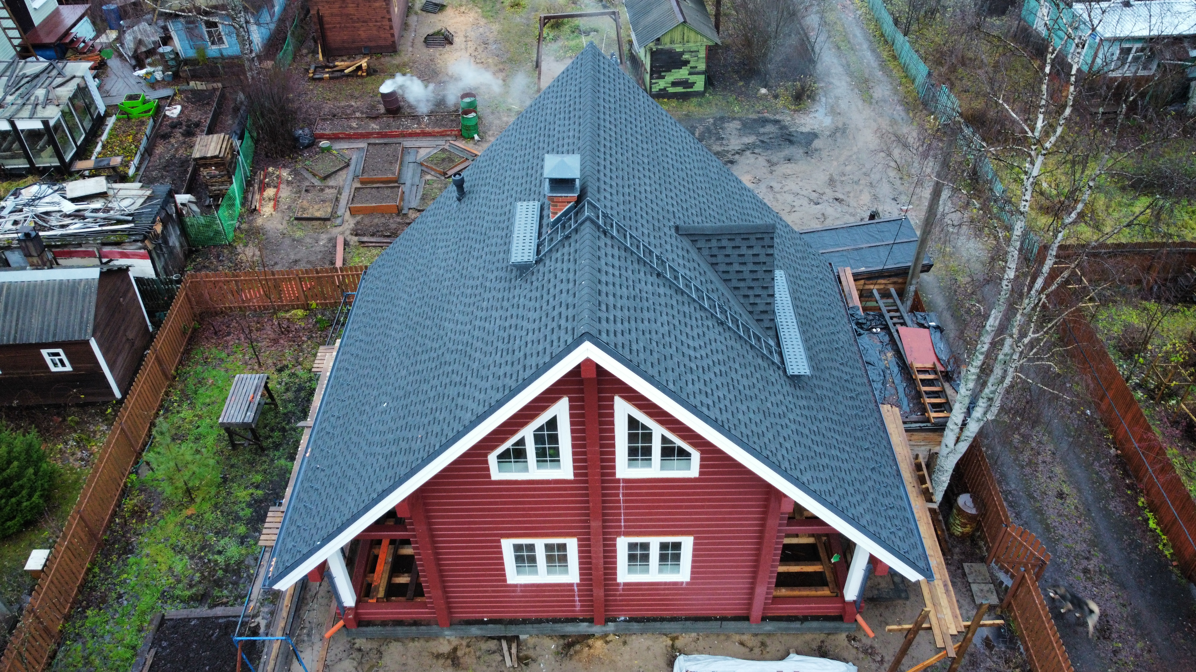 Монтаж кровли в частных домах