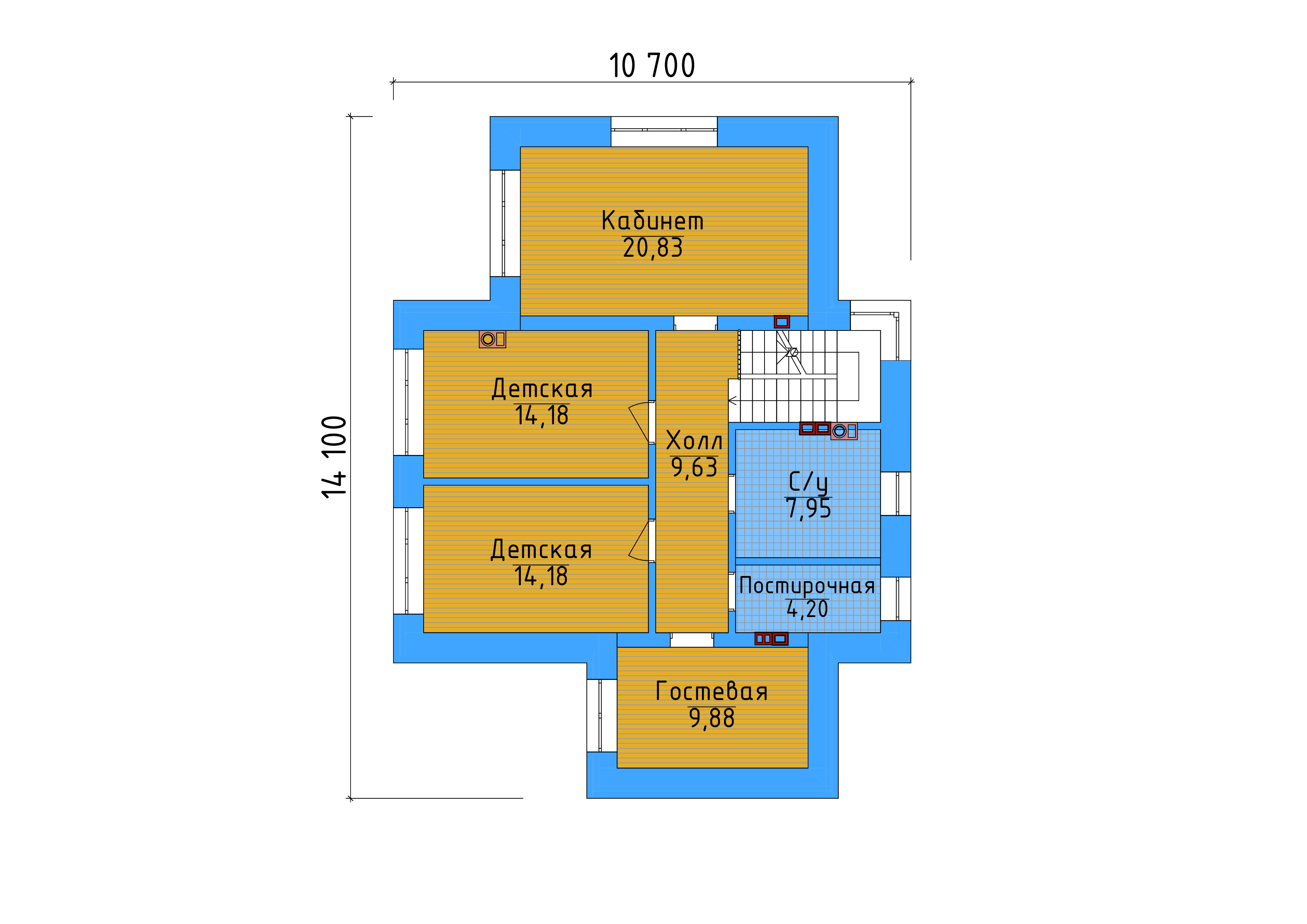 Планировка проекта ГБ-022, изображение-2