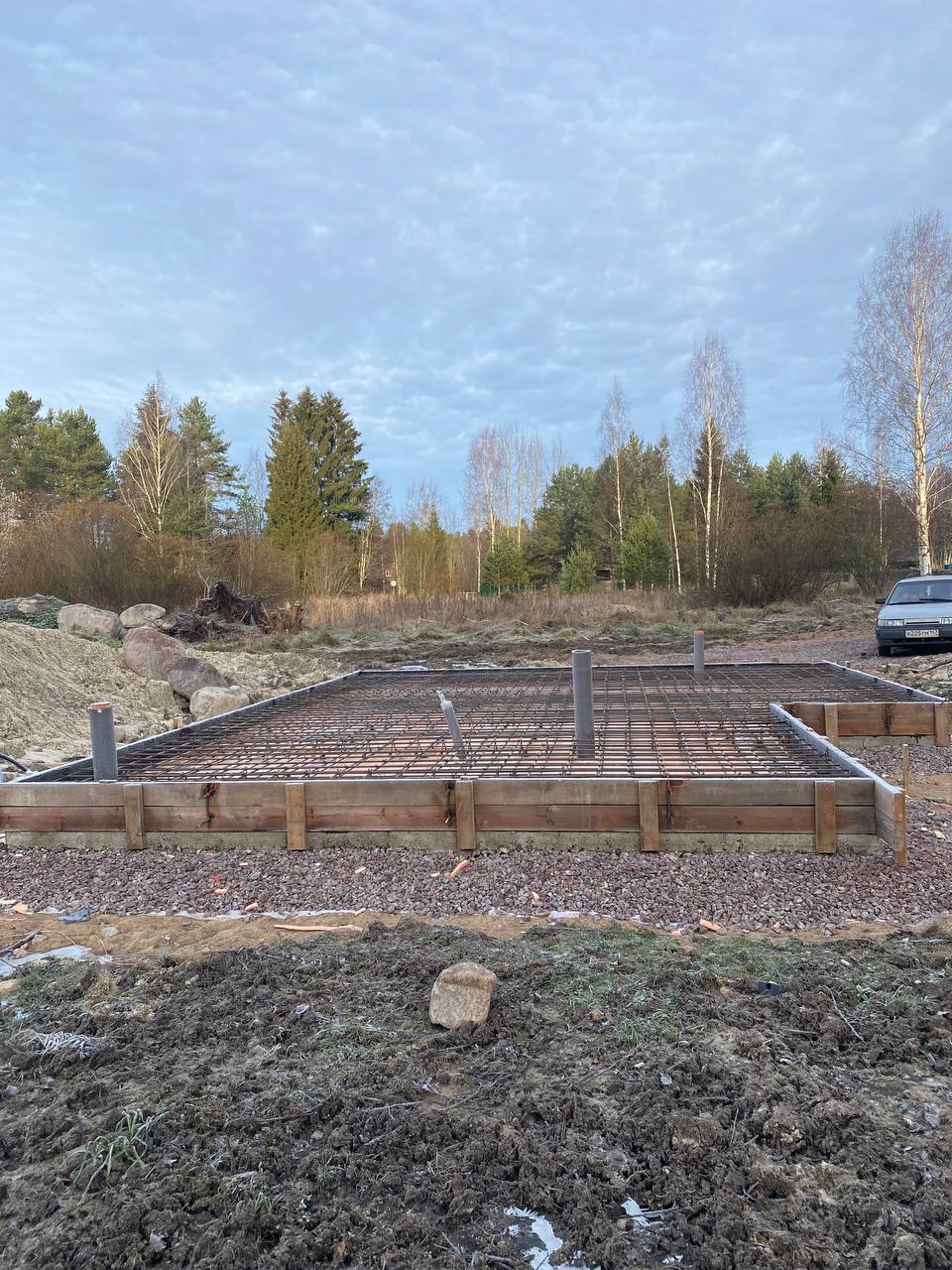 Плиты, ленточные фундаменты