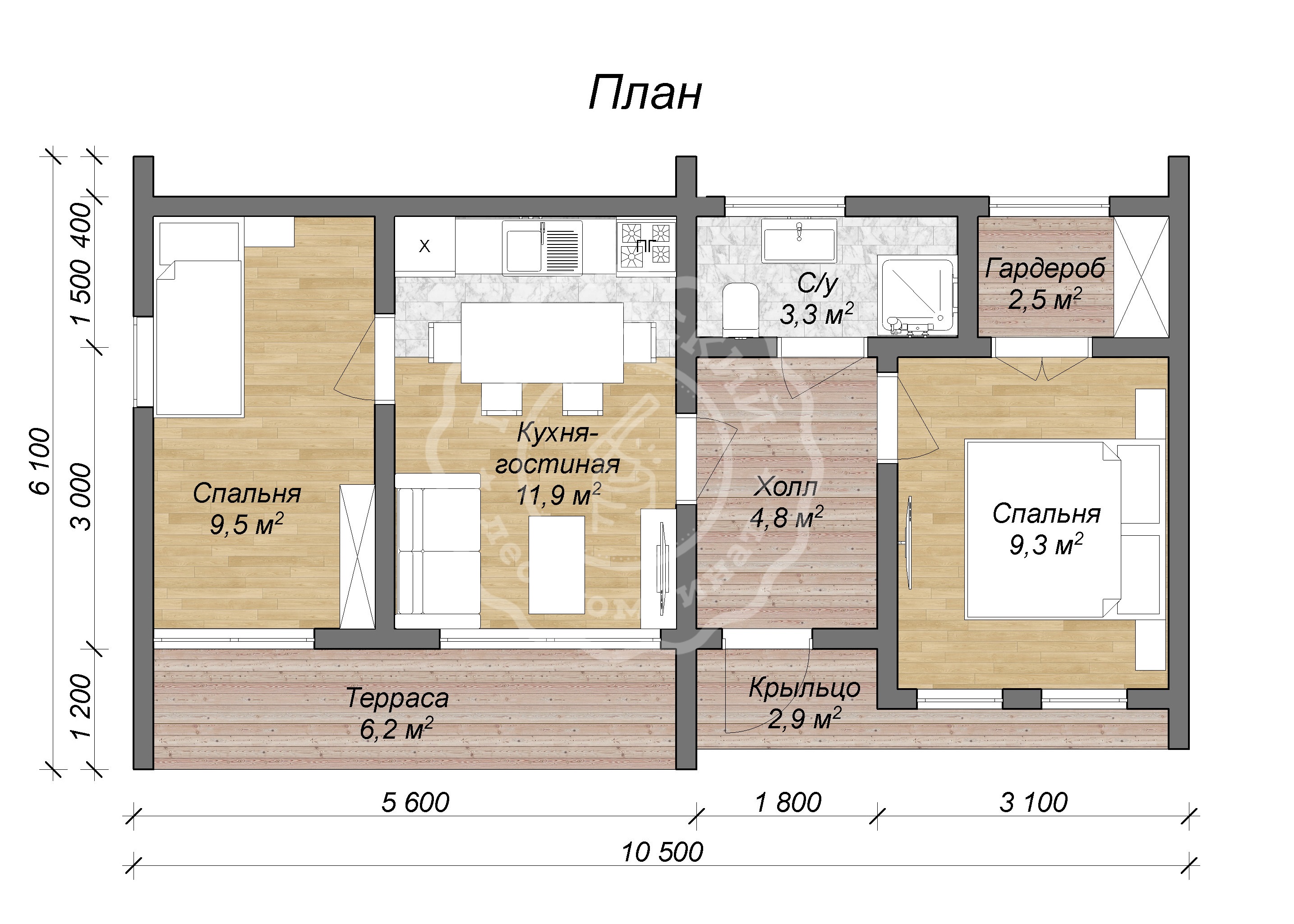 Планировка проекта КД-24