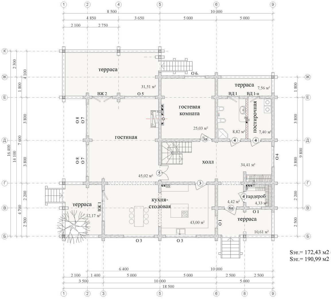 Планировка проекта Владимир