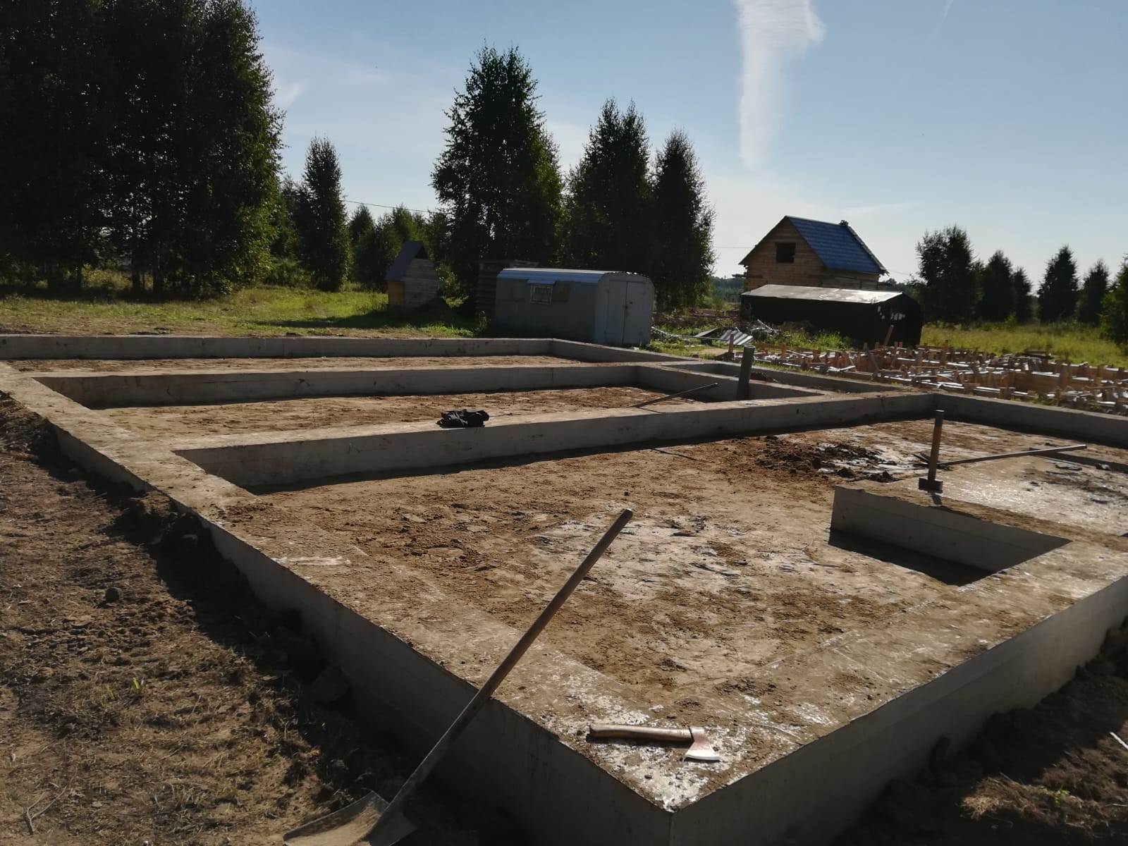 Устройство фундамента