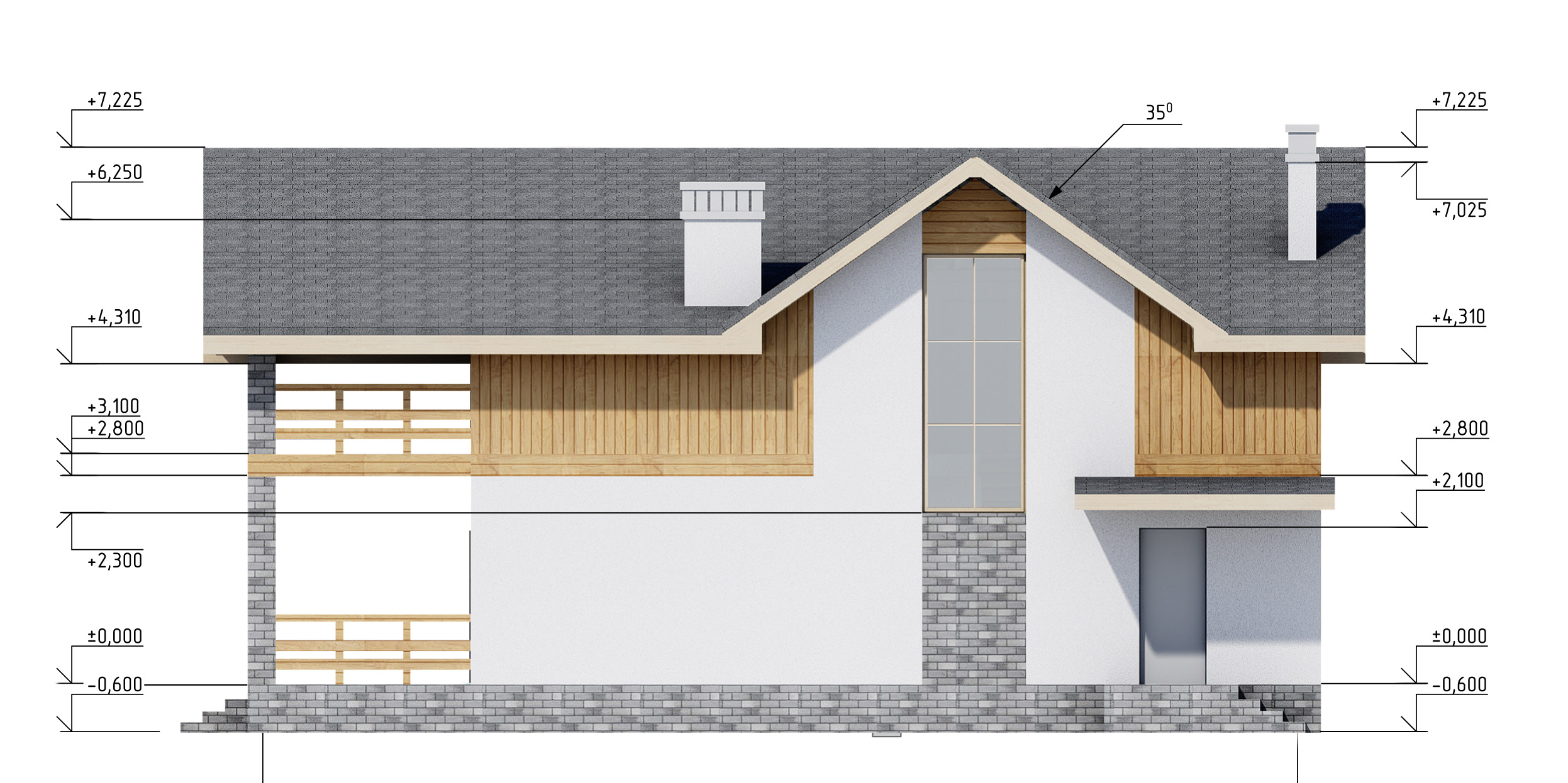 Проект Проект дома "Добрунь 185", изображение-3 Проект Проект дома "Добрунь 185", изображение-3