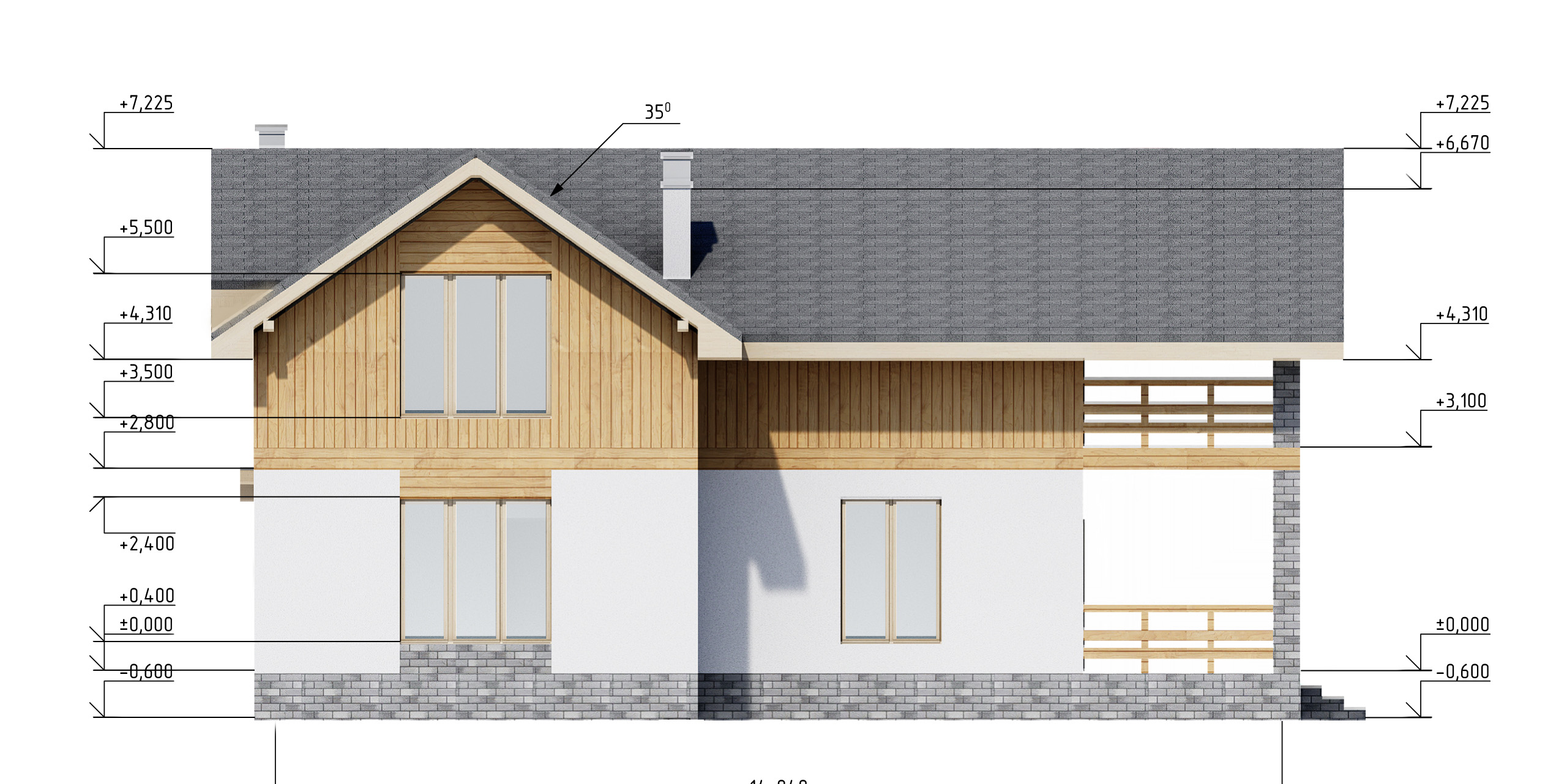 Проект Проект дома "Добрунь 185", изображение-4 Проект Проект дома "Добрунь 185", изображение-4