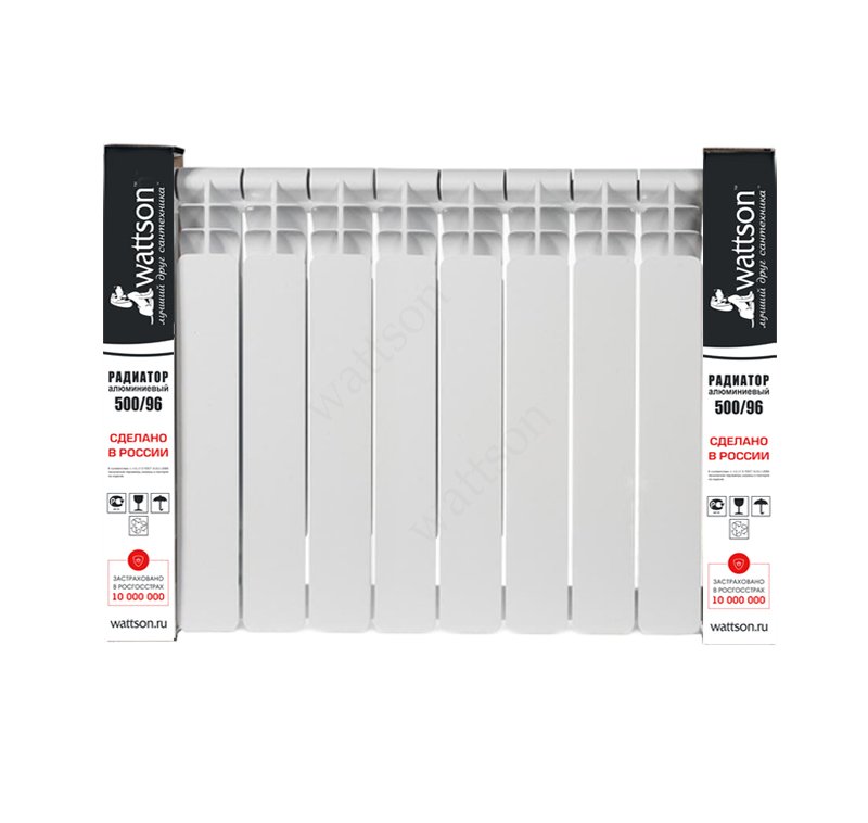 Радиатор алюминиевый WATTSON AL 500/96-10 секций