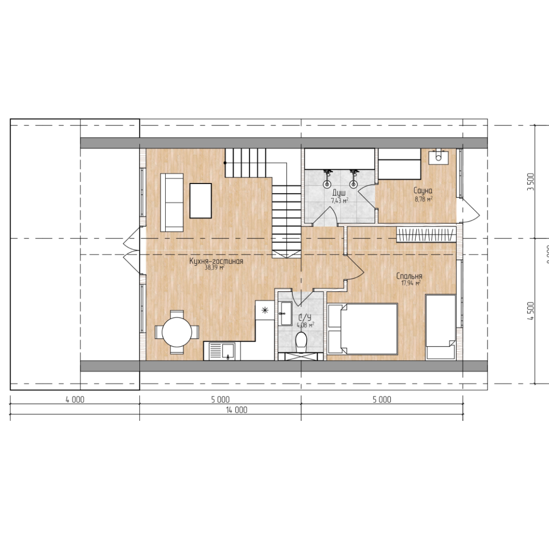 Планировка проекта А-Фрейм Планировка проекта А-Фрейм