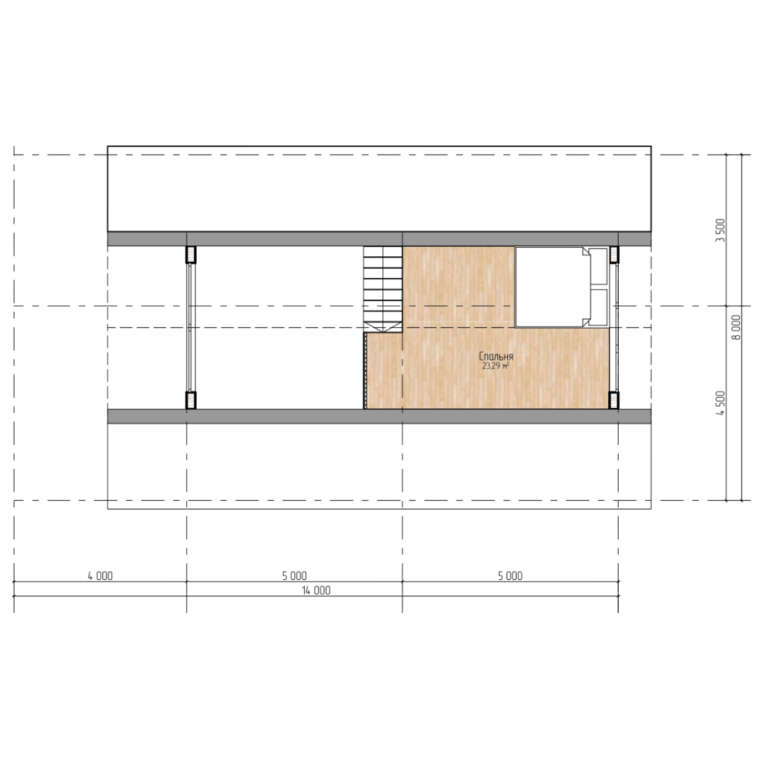 Планировка проекта А-Фрейм, изображение-2 Планировка проекта А-Фрейм, изображение-2