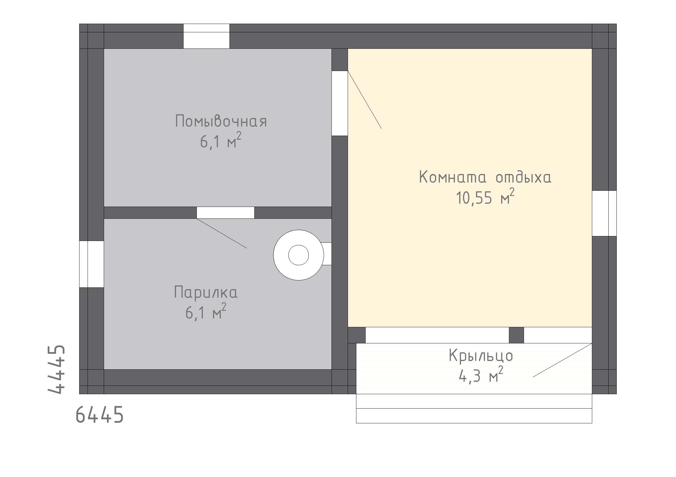Планировка проекта Баня "Модерн" Планировка проекта Баня "Модерн"