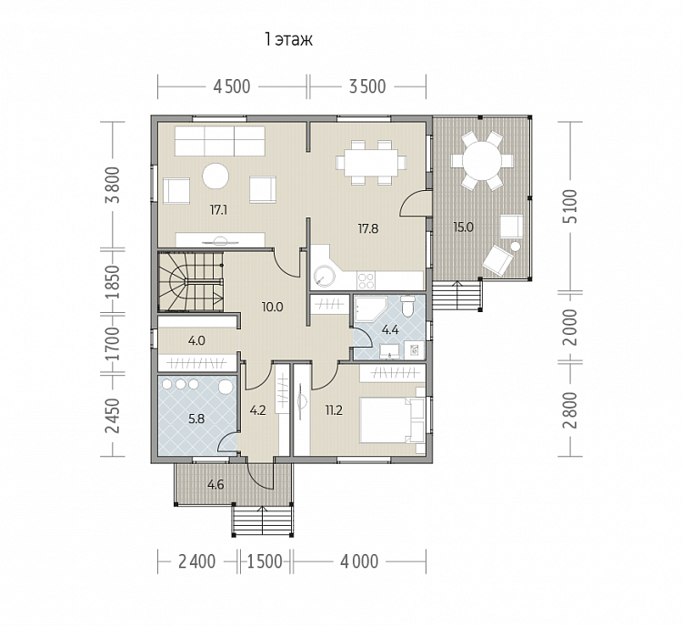 Планировка проекта Норд 6 К-200, изображение-2