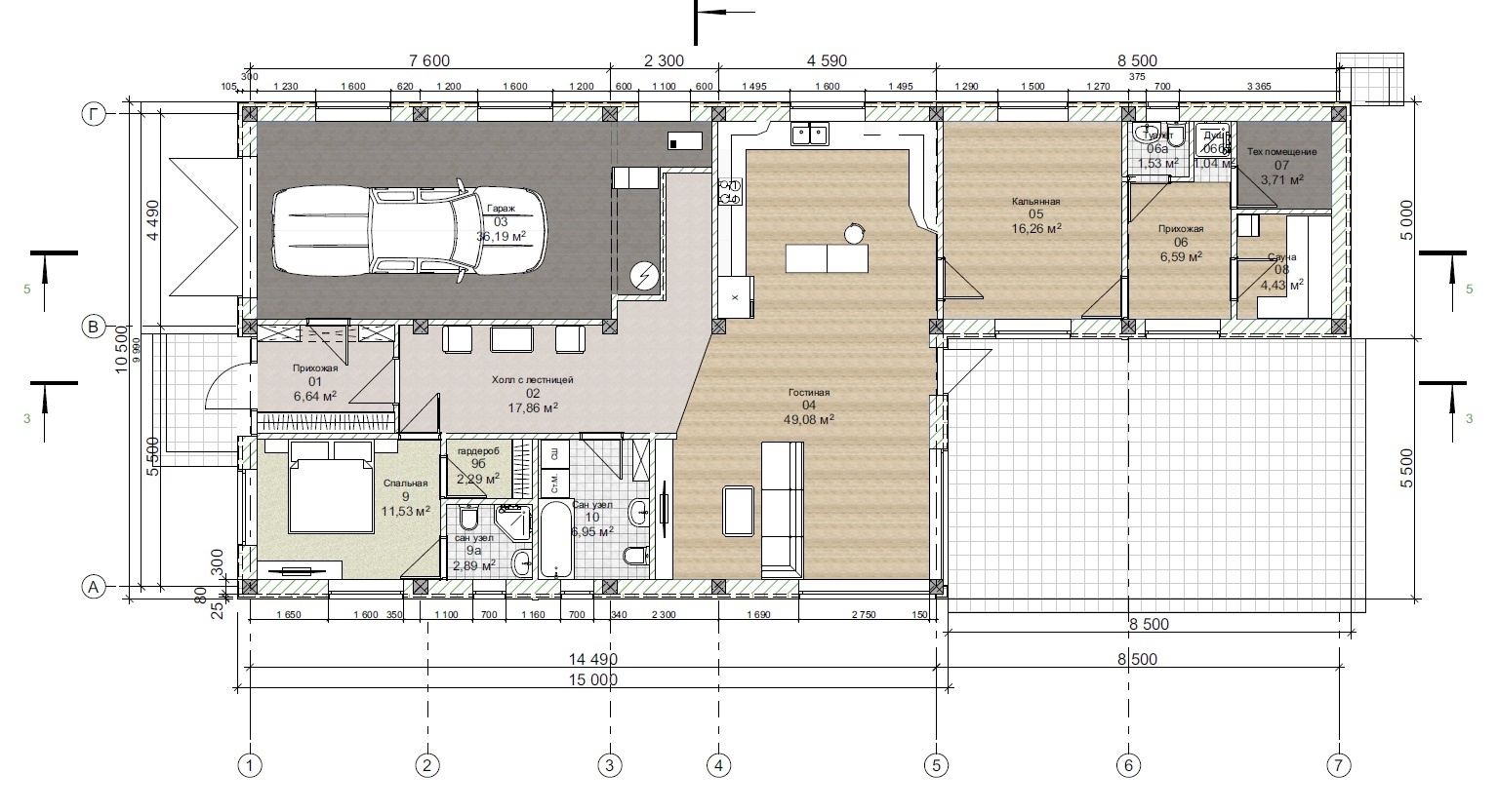 Планировка проекта Сестрорецк