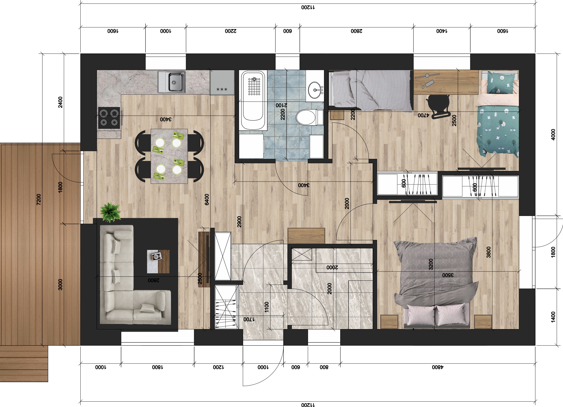 Планировка проекта Проект "Антон" Планировка проекта Проект "Антон"