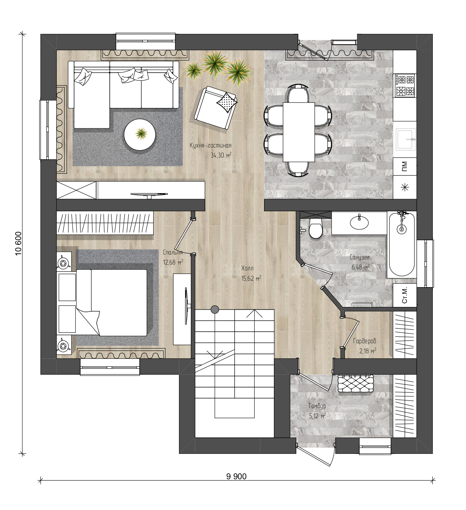 Планировка проекта Калуга, изображение-2 Планировка проекта Калуга, изображение-2