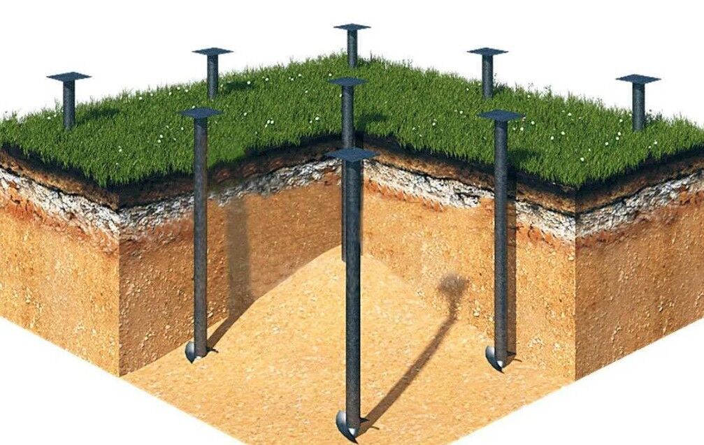 Монтаж фундаментов