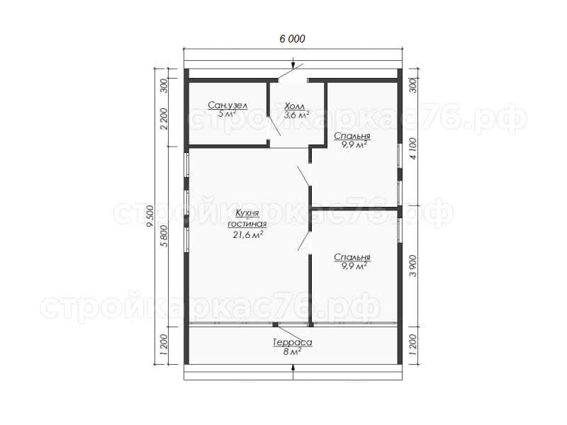 Планировка проекта ВАШИНГТОН-57 Планировка проекта ВАШИНГТОН-57