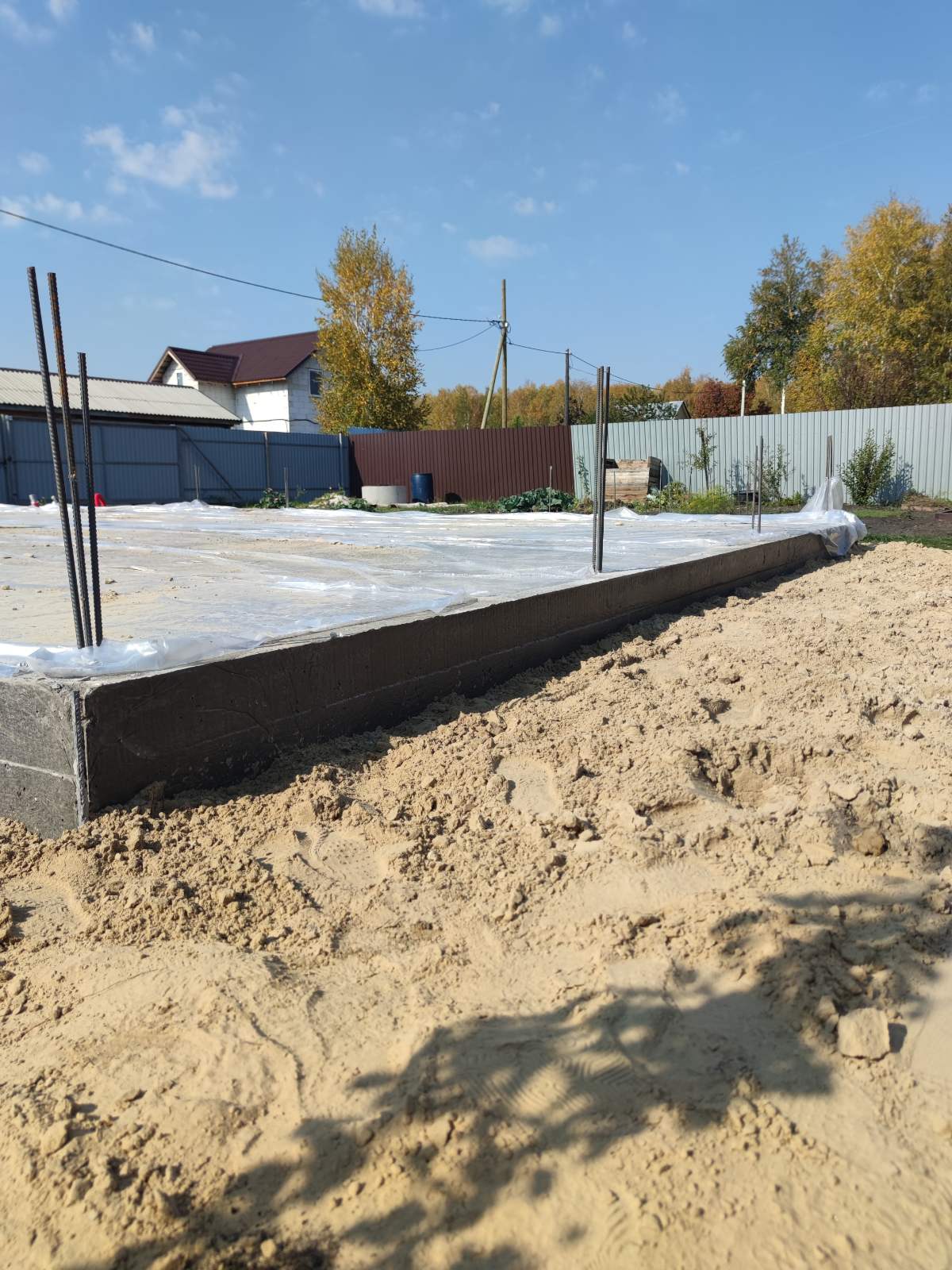 Строительство фундамента