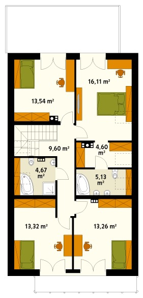 Планировка проекта Спокойный, изображение-2 Планировка проекта Спокойный, изображение-2