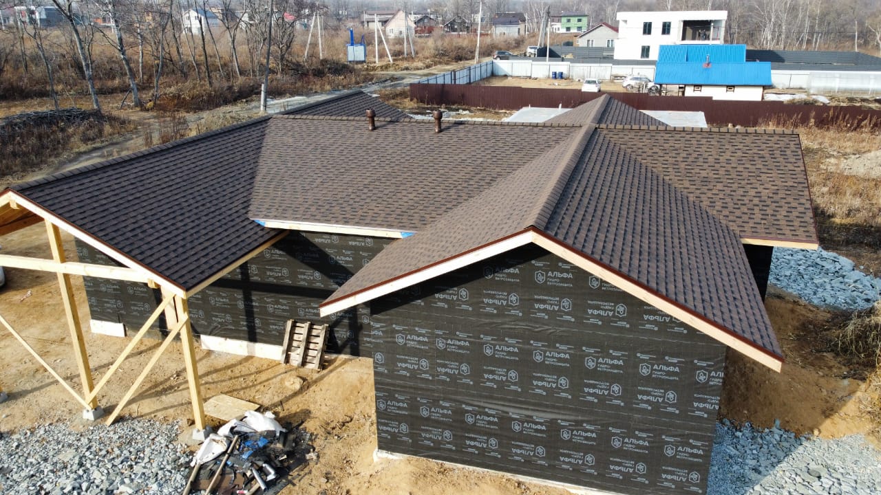 Кровельные работы, деревянные формы перекрытия